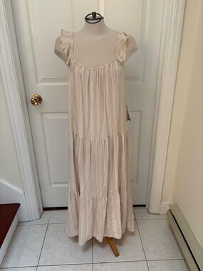 NWT Como Vintage Tiered Midi Dress ladies XXL